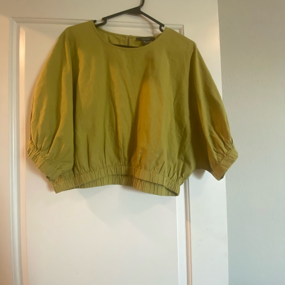 Primark Green Oversized Blouse 3/4 Sleeve